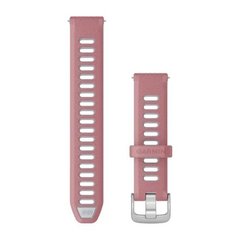 Ремінець Garmin для Forerunner 265s Pink/Whitestone with Silver Hardware 18mm 010-11251-A5