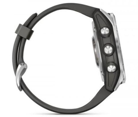 Смарт-часы Garmin Fenix 7S Silver with Graphite Band 010-02539-01