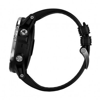 Смарт-часы Garmin Garmin Descent MK1 with Black Silicone Band Saphire Silver 010-01760-10