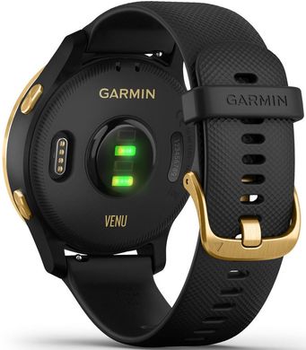 Смарт-годинник Garmin Venu Black/Gold (010-02173-33)