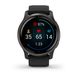 Смарт-годинник Garmin Venu 2 Slate Stainless Steel Bezel with Black Case and Silicone Band 010-02430-11