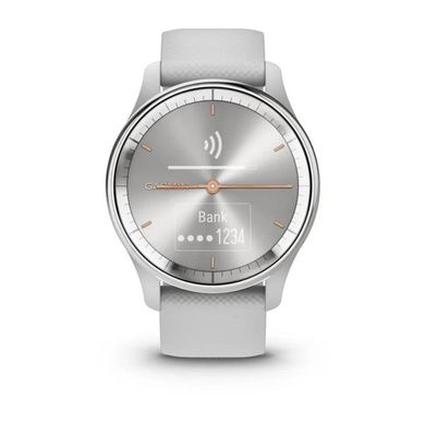 Смарт-часы Garmin Vivomove Trend Silver S. Steel Bezel w. Mist Gray Case and S. Band 010-02665-03
