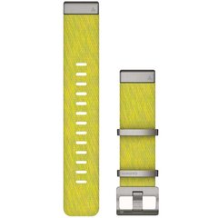 Ремешок Garmin MARQ,QuickFit 22mm,Jacquard Weave Nylon Strap, Yel/Green Band 010-12738-23