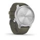 Смарт-годинник Garmin vivomove Style Silver-Moss Green Silicone 010-02240-21
