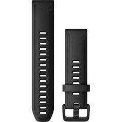 Ремінець Garmin для Fenix 6s 20mm QuickFit Black Silicone (010-12867-00)
