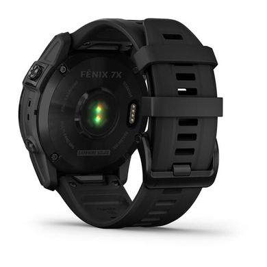 Смарт-часы Garmin Fenix 7X Sapphire S. Black DLC Titanium w. Black Band 010-02541-23