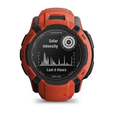 Смарт-часы Garmin Instinct 2X Solar Flame Red 010-02805-01