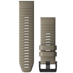 Ремешок Garmin для Fenix 6x 26mm QuickFit Dark Sandstone Silicone bands 010-12864-02