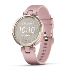Смарт-годинник Garmin Lily Sport Edition - Cream Gold Bezel with Dust Rose Case and S. Band 010-02384-13