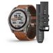 Смарт-часы Garmin Fenix 7X Sapphire Solar Titanium w. Chestnut Leather Band 010-02541-19