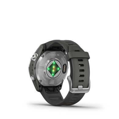 Смарт-часы Garmin Fenix ​​7S Pro Solar Silver w. Graphite Band 010-02776-01