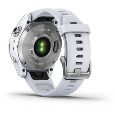 Смарт-часы Garmin Fenix 7S Silver with Whitestone Band 010-02539-03