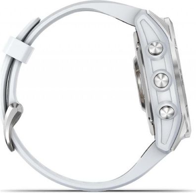 Смарт-годинник Garmin Fenix 7S Silver with Whitestone Band 010-02539-03