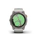 Смарт-часы Garmin Fenix ​​7X Pro Sapphire Solar Titanium w. Fog Gray/Ember O. Band 010-02778-15