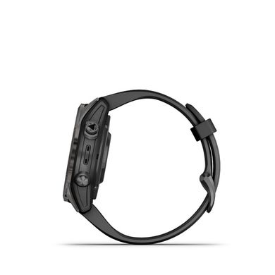 Смарт-часы Garmin Fenix ​​7S Pro Sapphire Solar Carbon G. DLC Tit. with Black Band 010-02776-11