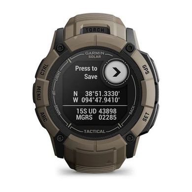 Смарт-часы Garmin Instinct 2X Solar - Tactical Edition Coyote Tan 010-02805-02