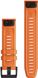 Ремінець Garmin для Fenix 6 22mm QuickFit Ember Orange Silicone bands 010-12863-01
