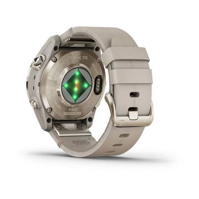 Смарт-часы Garmin Fenix ​​7S Pro Sapphire Solar Soft Gold w. Limestone L. Band 010-02776-30