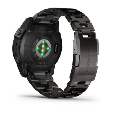 Смарт-часы Garmin Fenix ​​7X Pro Sapphire Solar Carbon G. DLC Tit. with Vented Tit. Bracelet 010-02778-30