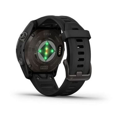 Смарт-часы Garmin Epix Pro Gen 2 Sapphire 42mm Carbon G. DLC Ti. with Black Band 010-02802-15