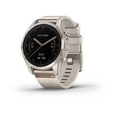Смарт-часы Garmin Epix Pro Gen 2 Sapphire 42mm Soft Gold w. Cream H. Nylon Band 010-02802-20