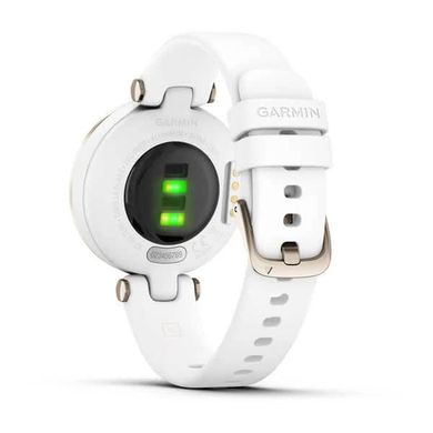 Смарт-часы Garmin Lily Sport Edition - Cream Gold Bezel with White Case and S. Band 010-02384-10
