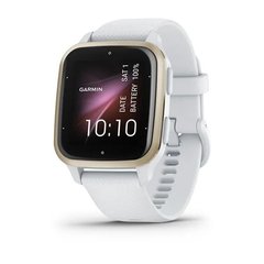 Смарт-часы Garmin Venu Sq 2 Cream Gold Aluminum Bezel with White Case and Silicone Band 010-02701-11