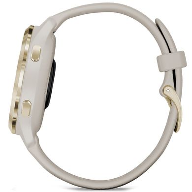 Смарт-часы Garmin Venu 2S Light Gold Stainless Steel Bezel with Light Sand Case and Silicone Band 010-02429-11