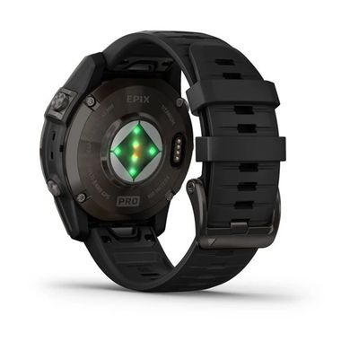 Смарт-часы Garmin Epix Pro Gen 2 Sapphire 47mm Carbon G. DLC Tit. with Black Band 010-02803-11