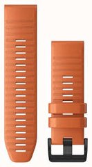 Ремінець Garmin для Fenix 6x 26mm QuickFit Ember Orange Silicone bands 010-12864-01