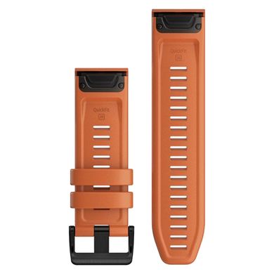 Ремінець Garmin для Fenix 6x 26mm QuickFit Ember Orange Silicone bands 010-12864-01