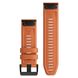 Ремешок Garmin для Fenix 6x 26mm QuickFit Ember Orange Silicone bands 010-12864-01