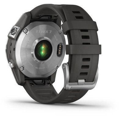 Смарт-часы Garmin Fenix 7 Silver with Graphite Band 010-02540-01