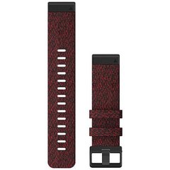 Ремешок Garmin для Fenix 6 22mm QuickFit Heathered Red Nylon bands 010-12863-06